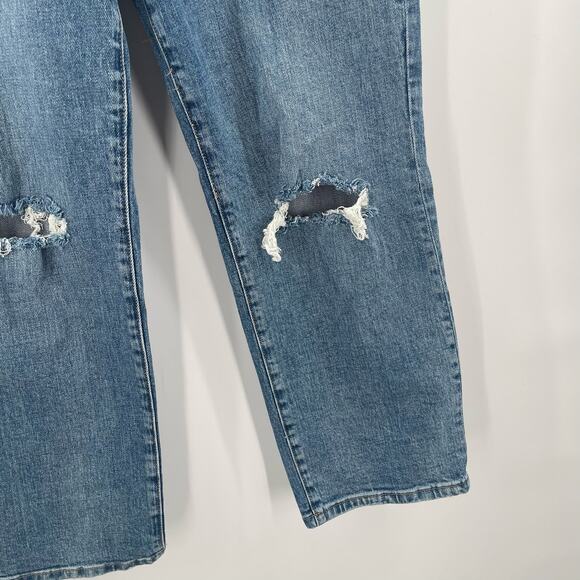 BLANK NYC Jeans Size 29 The Baxter Denim NWT Ribcage Straight Leg Distressed - Picture 14 of 16